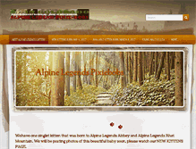 Tablet Screenshot of alpinelegendspixiebobs.com